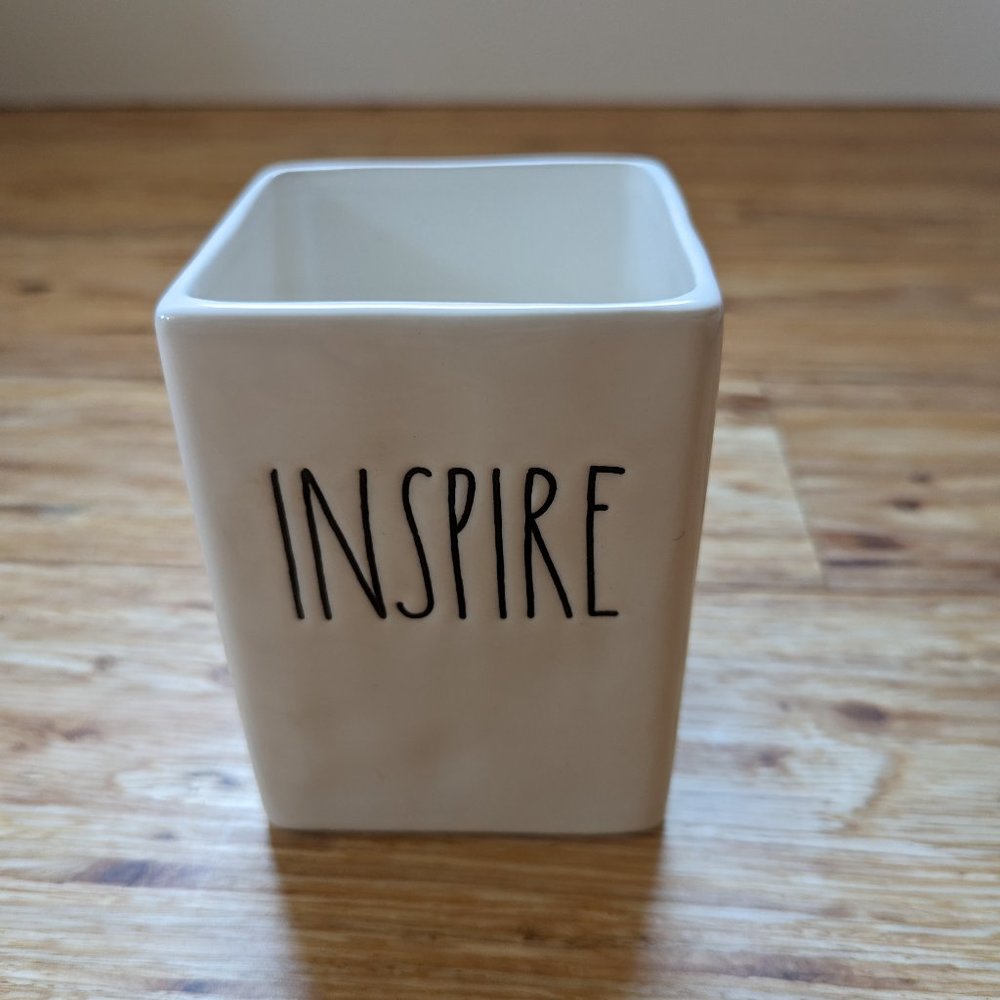 Rae Dunn "Inspire" organizer holder tray for office or bathroom